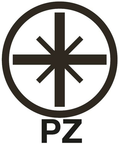 Bitlange 25 mm 6,3 mm (1/4) Innensechskant Kreuzschlitz PZ2 x25 stuck