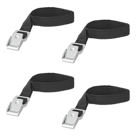 Bindebander mit Metallschnalle  18 mm  40 cm  4er-Set