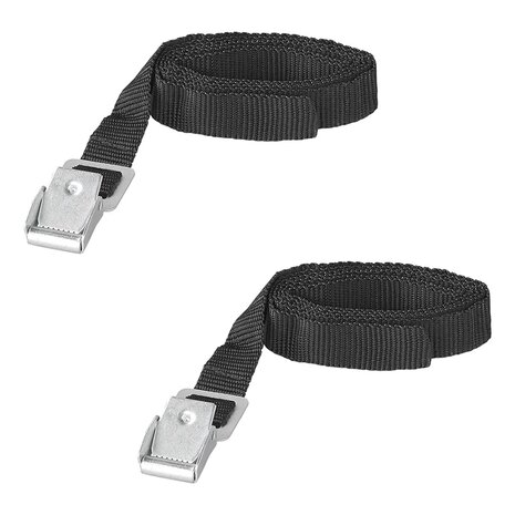 Bindebander mit Metallschnalle  18 mm  100 cm  2er-Set
