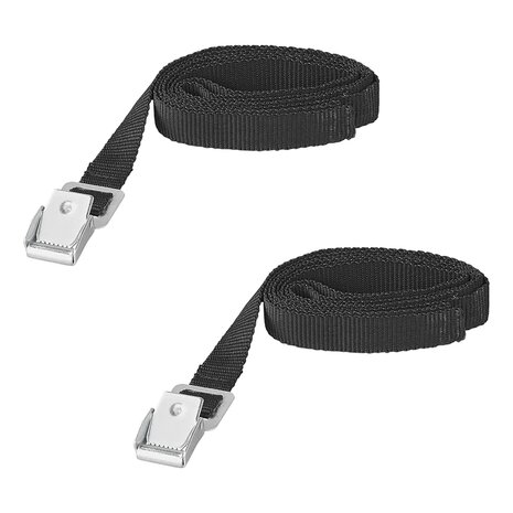Metallschnallen-Bindegurte 1 8-150 cm - 2er-Set