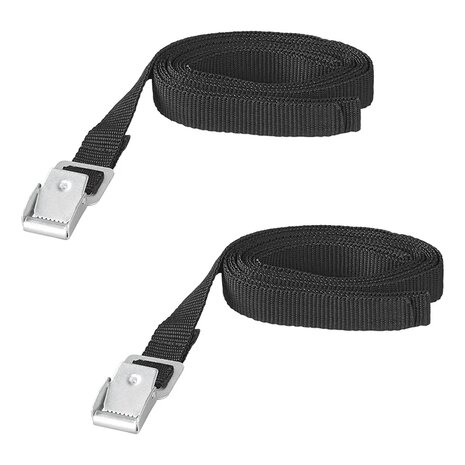 Bindebander mit Metallschnalle  18 mm  200 cm  2er-Set