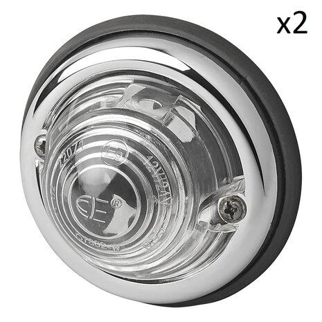 Begrenzungsleuchte weiß 70mm PM x2 Stuck