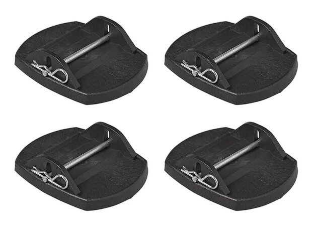 Stabilisierungsfuße mit Metallstift - 4er Set
