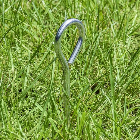 Zelthering 19cm Aluminium mit ose x10 stuks