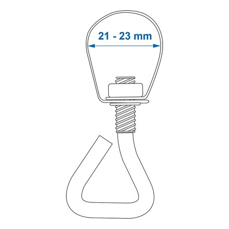 Stellring 21-23mm x10 stuks