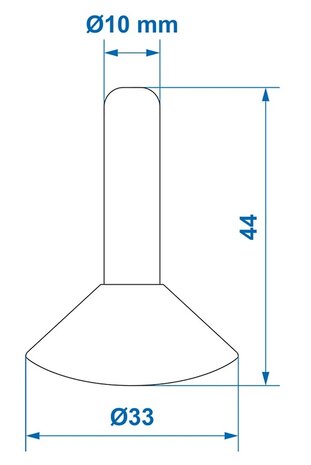 Regenschutz fur Zeltstange x10 stuks