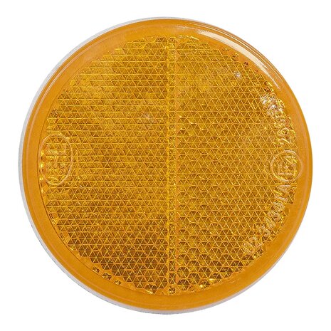 Reflektor orange 60mm selbstklebend x5 stuck