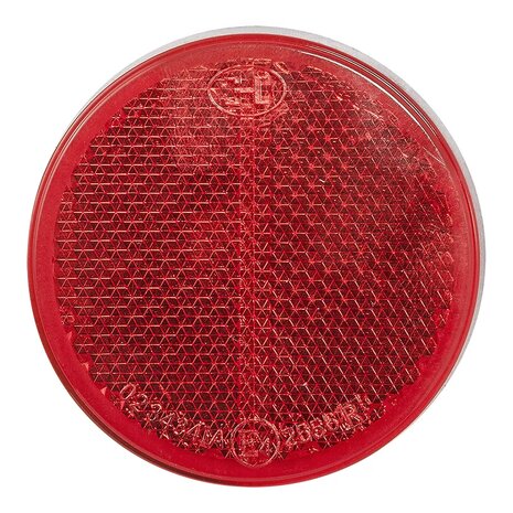 Reflektor rot 60mm selbstklebend x5 stuck