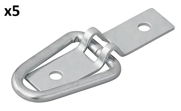 Zurrbugel 2-teilig 72 x 16 mm x5 stuck
