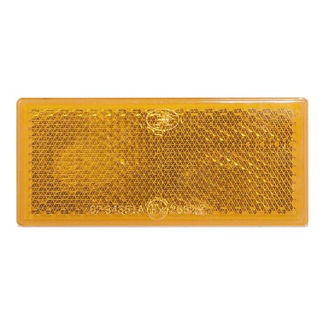Reflektor orange 82x36mm selbstklebend x5 stuck
