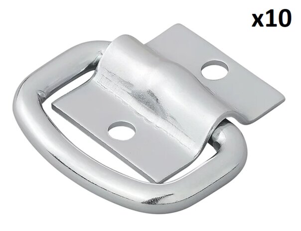 Zweiteiliges Zurrose 42 x 36 mm x10 Stuck