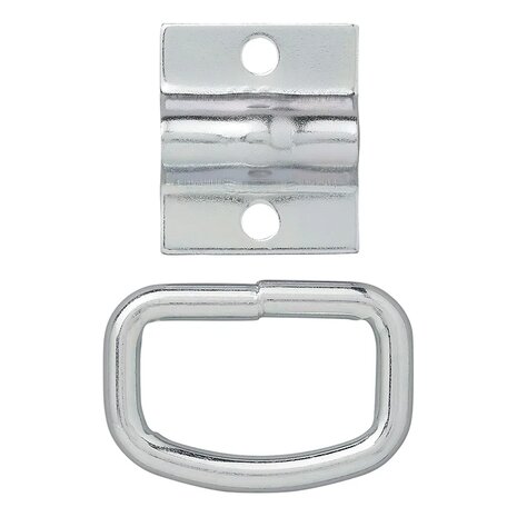 Zweiteiliges Zurrose 42 x 36 mm x10 Stuck