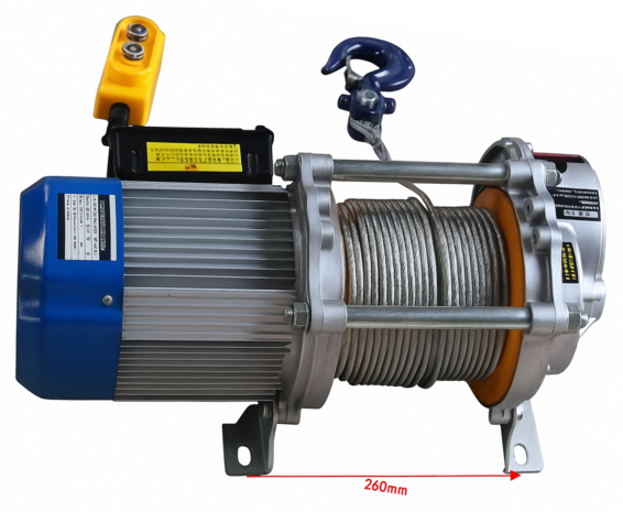 Baukran 500kg 25m elektrisch 230V 360° Drehung