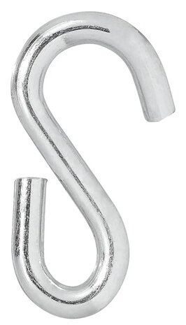 Spannseil 300 mm mit S-Haken x4 Stuck