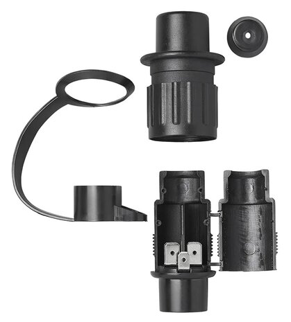 3-poliger Stecker aus PVC