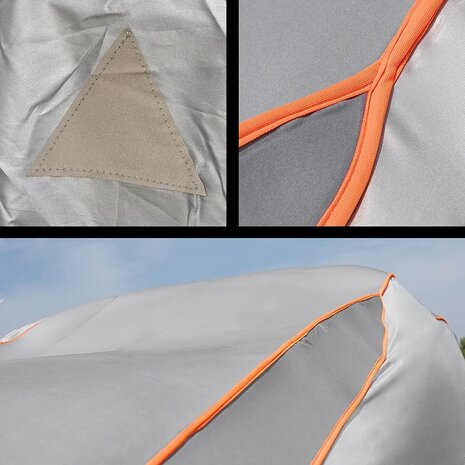 Hagelschutzabdeckung XL (540 x 175 x 120 cm) Starke 5 mm