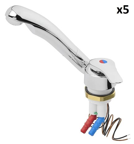 Keramik Einhebelmischer Samba Durchmesser 39 mm Chrom x5 Stuck