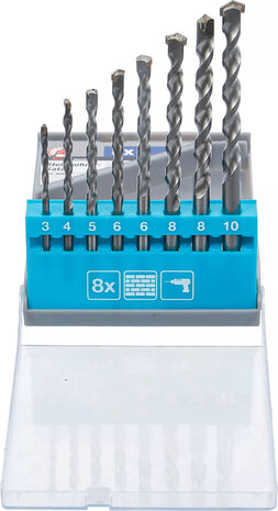 Steinbohrer-Satz 3 - 10 mm 8-tlg