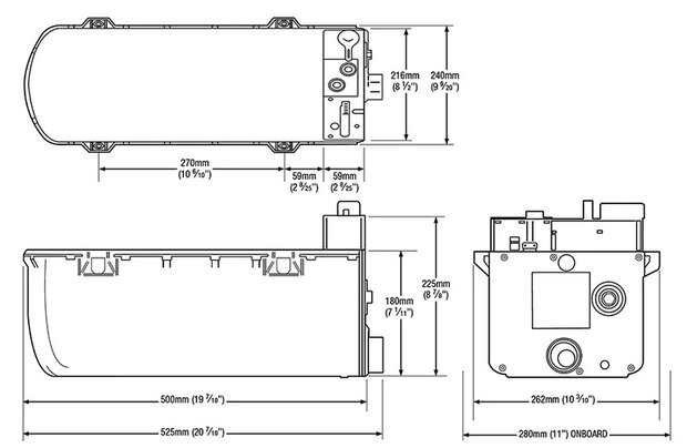 Expanse Warmwasserboiler Gas/Elektro (Einbau)