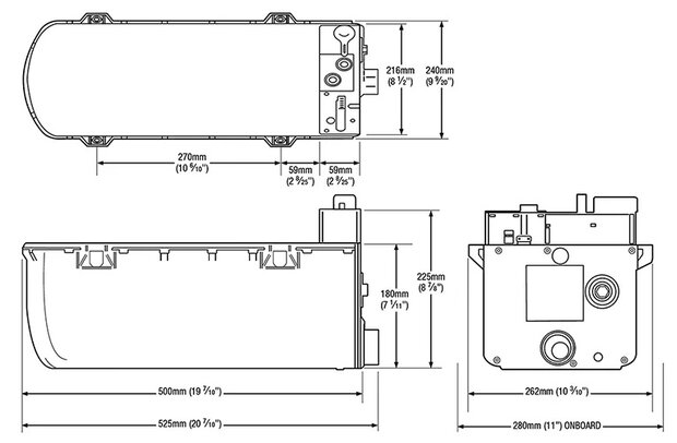 Expanse Gas-Wasserboiler Unterflur