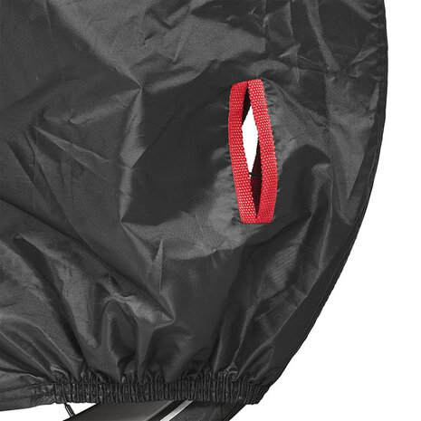 Schwarze Schutzabdeckung fur 1 Fahrrad