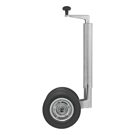 Doppel-Stutzrad 48 mm mit Vollgummireifen aus Naturkautschuk 200 x 50 mm