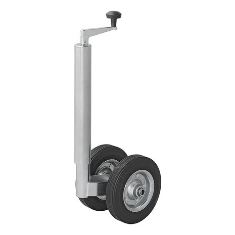Doppel-Stutzrad 48 mm mit Vollgummireifen aus Naturkautschuk 200 x 50 mm