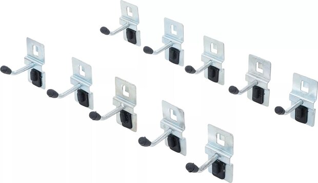 Einzelhaken-Satz 40 mm fur Schrankwand-System 10-tlg