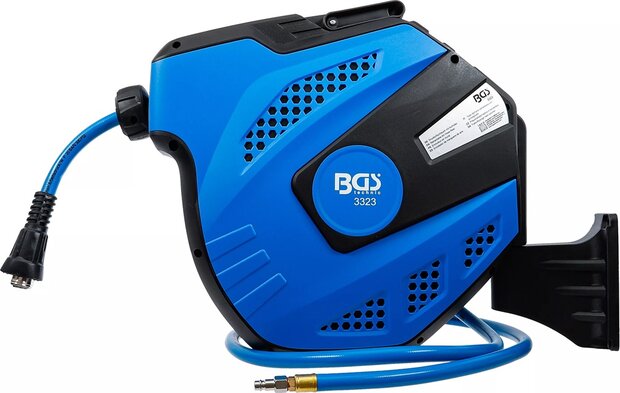 Druckluftschlauch mit Aufroller automatisch 12 m + 2 m