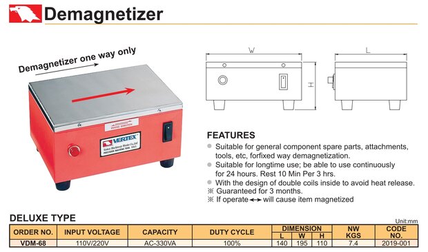Entmagnetisierer 1,5A