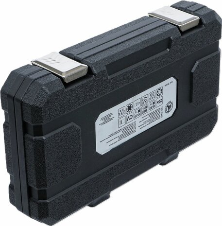 Bit-Einsatz-/Steckschlussel-Einsatz-Satz Antrieb Innenvierkant (1/4), (3/8), (1/2) E-Profil / T-Profil (fur Torx) 25-tlg