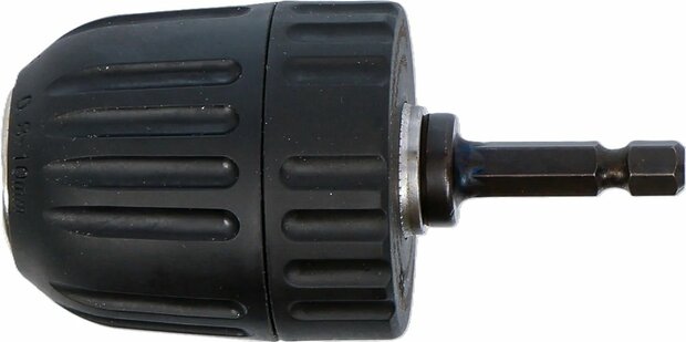 Schnellspannbohrfutter 0,8 - 10 mm Antrieb Au&szlig;ensechskant (1/4)
