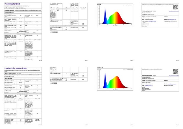 Hybrid Duo-SMD-LED-Arbeits-Strahler mit Stativ