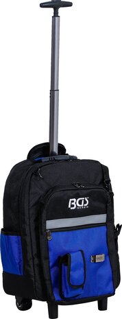 Werkzeugrucksack mit Teleskopgriff fahrbar 66-tlg