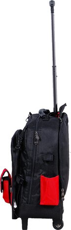 VDE-Werkzeugrucksack mit Teleskopgriff fahrbar 27-tlg