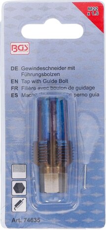 Gewindeschneider mit Fuhrungsbolzen fur Sensoren M22 x 1,5