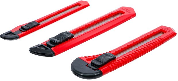 Abbrechmesser-Satz Klingenbreite 9 / 18 mm 3-tlg