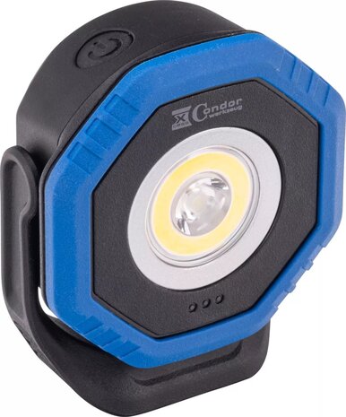 Taschen-Flutlichtstrahler mit kabelloser Ladefunktion, COB-LED Twin Beam 2-in-1