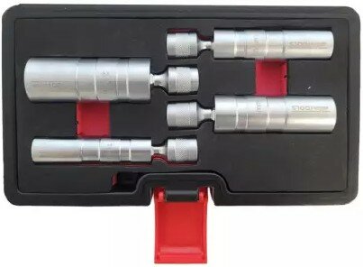Zundkerzensteckschlusselsatz 3/8 magnetisch flexibel 4-teilig