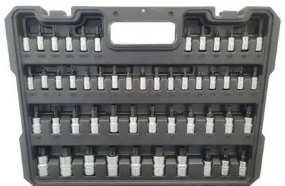 Torx-Steckschlusselsatz 1/4 + 3/8 + 1/2 101-teilig