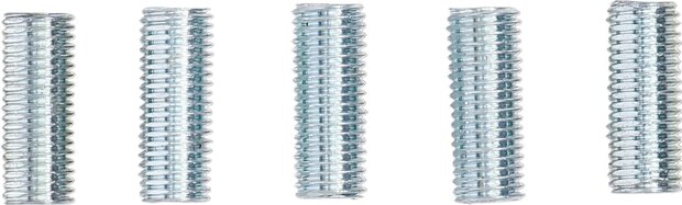 Gewinde-Reparaturhulsen Innengewinde M6 x 1 / Aussengewinde M8 x 1 5-tlg