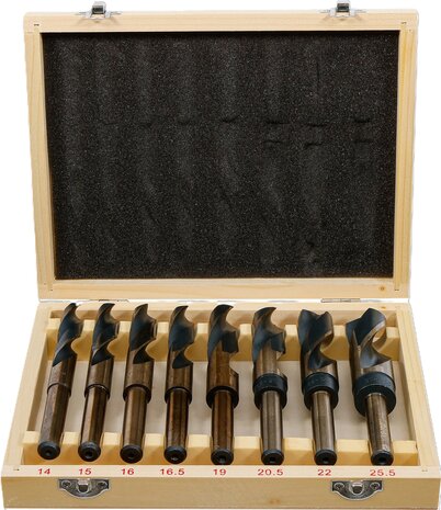 HSS-Bohrer-Satz 14 - 25,5 mm 8-tlg