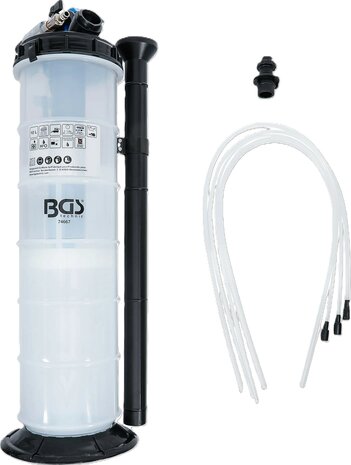 Vakuum-Absaugpumpe pneumatisch 10 l