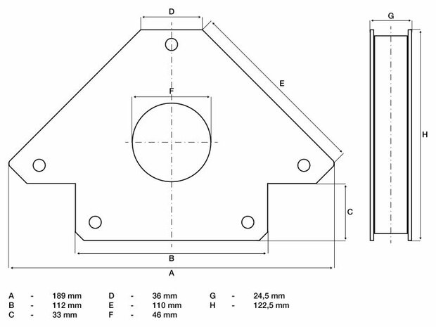 Kraft-Magnethalter 32 kg