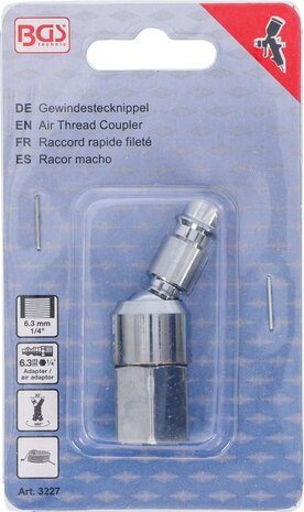 Gewindestecknippel 6,3 mm (1/4) Innengewinde