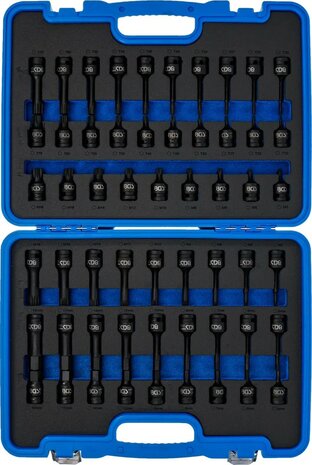 Kraft-Bit-Einsatz-Satz Antrieb Innenvierkant 12,5 mm (1/2) 56-tlg