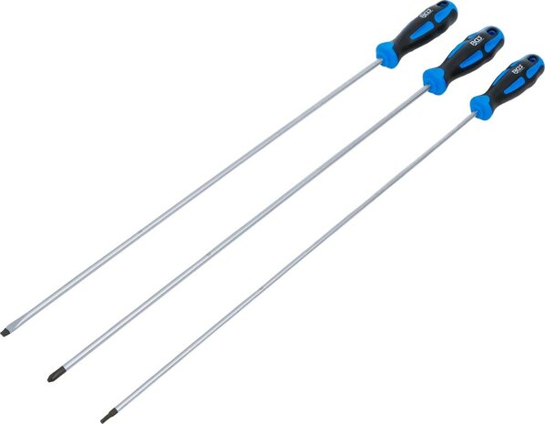 Schraubendreher-Satz extra lang Schlitz Kreuzschlitz PH T-Profil (fur Torx) 3-tlg
