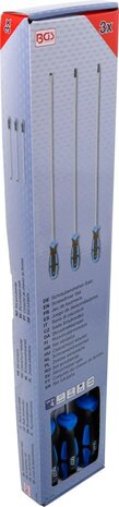 Schraubendreher-Satz extra lang Schlitz Kreuzschlitz PH T-Profil (fur Torx) 3-tlg