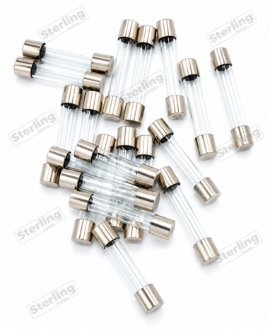 Sterling Sortiment Flinke Glassicherungen 5 Amp- 30 Amp 120 Stuck