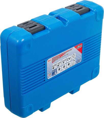 Bit-Einsatz- und Steckschlussel-Einsatz-Satz E-Profil / T-Profil (fur Torx) / T-Profil (fur Torx) mit Bohrung / TP-Profil (fur Torx Plus) 52-tl